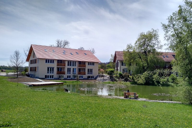 ferienanlage gut mischenried mit weiher