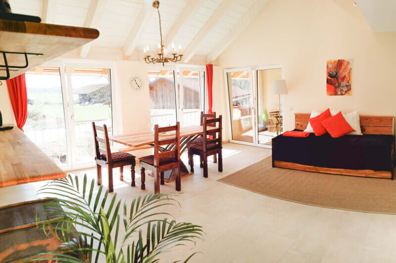 cherry vacation apartment living room gut mischenried