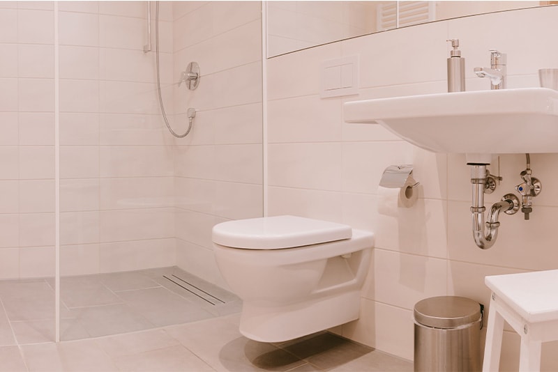 Ferienwohnung Eiche Badezimmer
