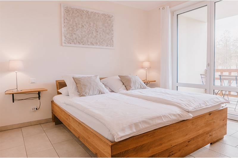 Ferienwohnung Eiche Schlafzimmer 1