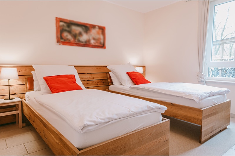Ferienwohnung Esche Schlafzimmer