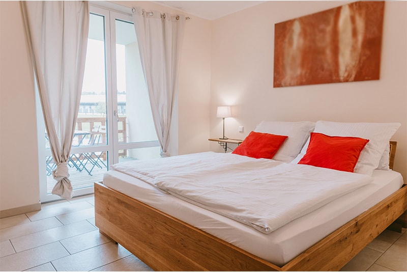 Ferienwohnung Esche Schlafzimmer