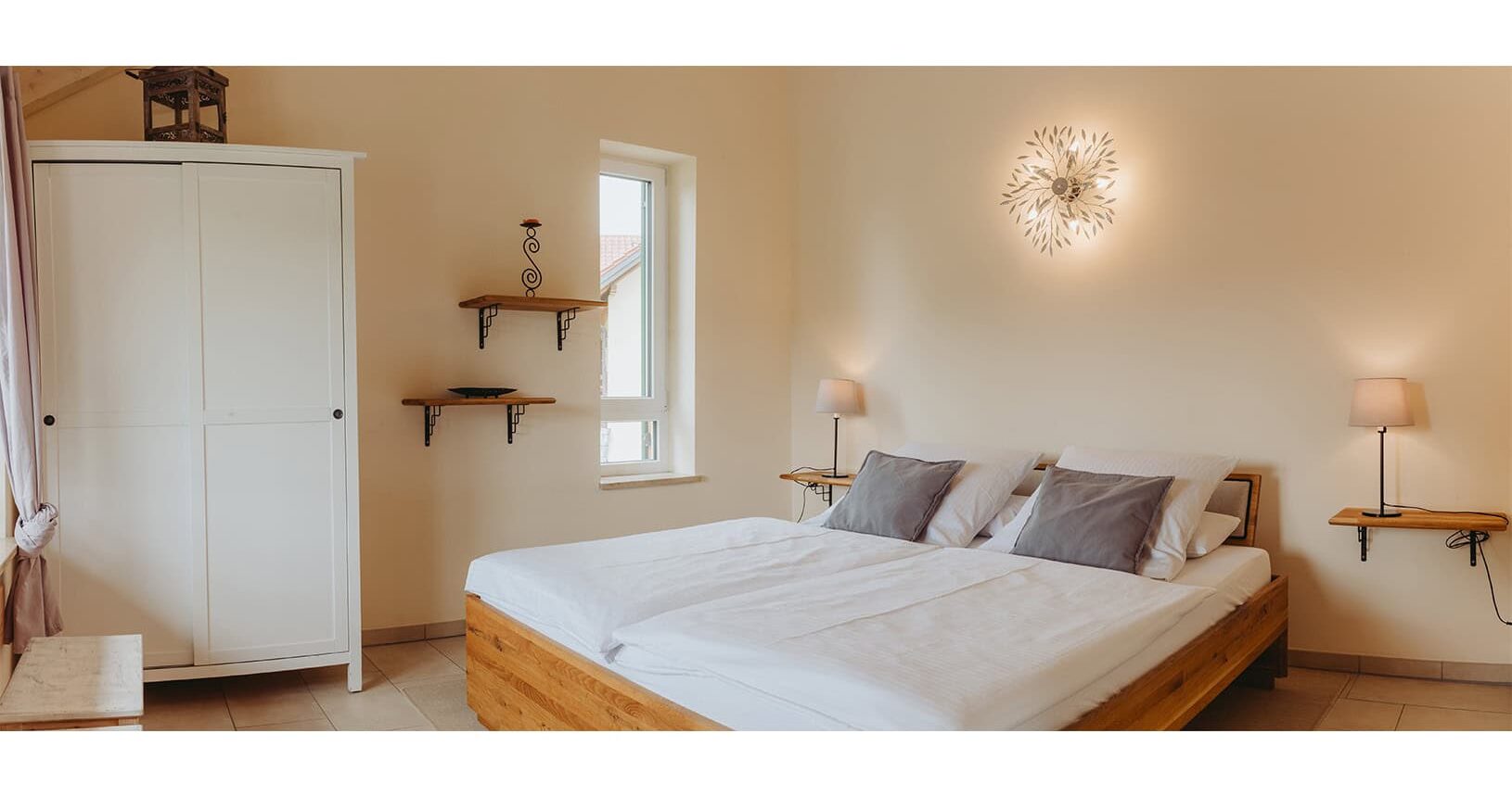 Ferienwohnung Birne Schlafzimmer