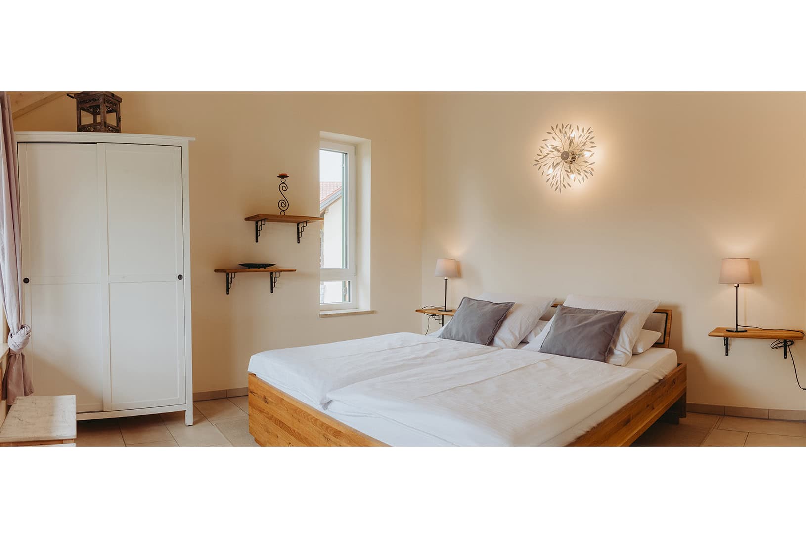 Ferienwohnung Birne Schlafzimmer