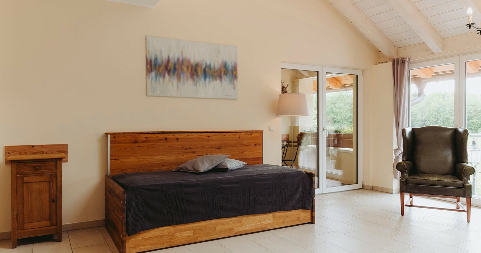 Ferienwohnung Birne Wohnzimmer
