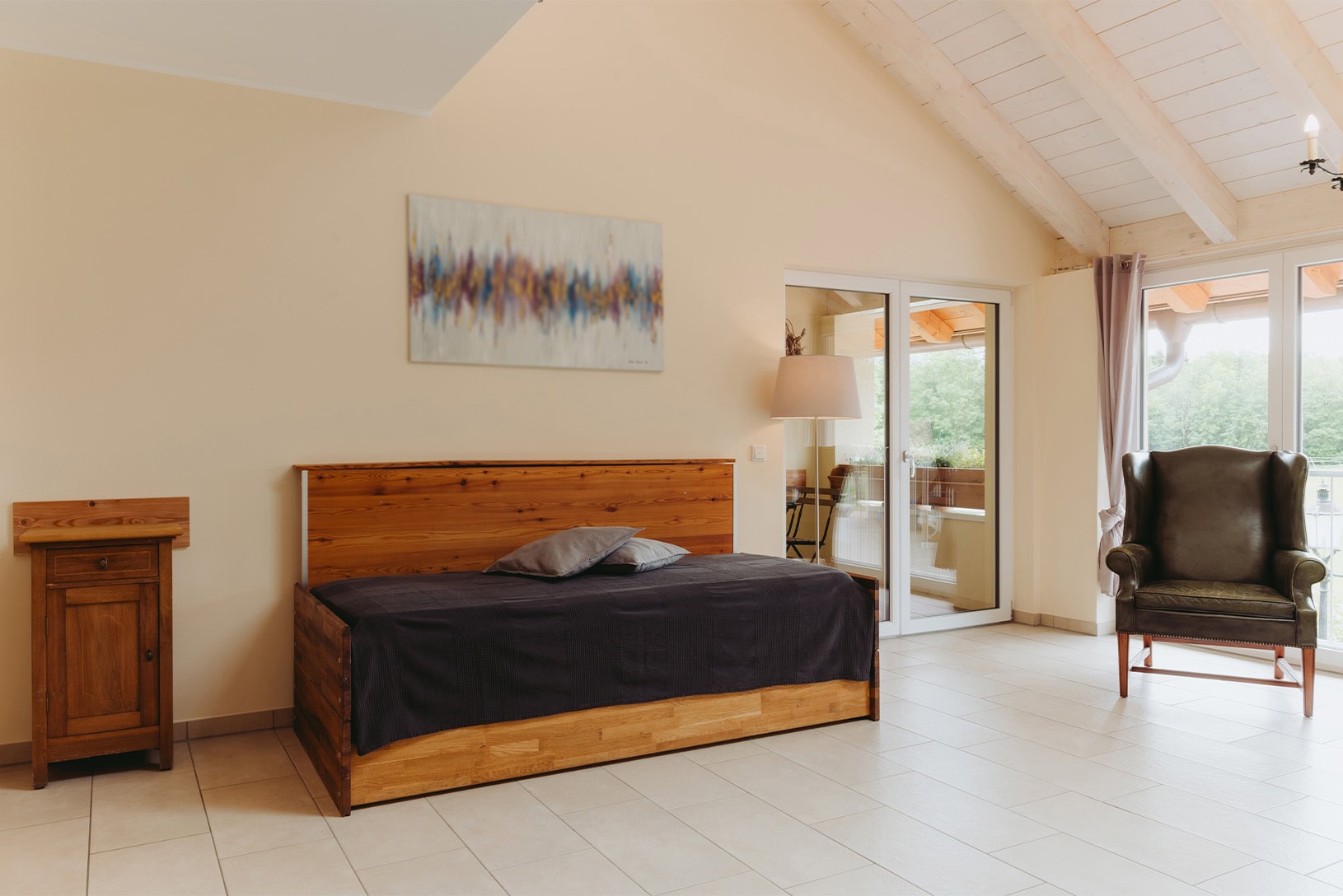 Ferienwohnung Birne Wohnzimmer