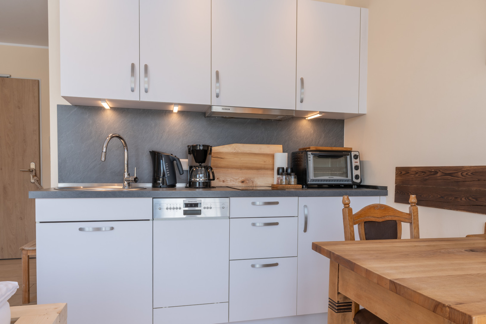 Küche Ferienwohnung Birke