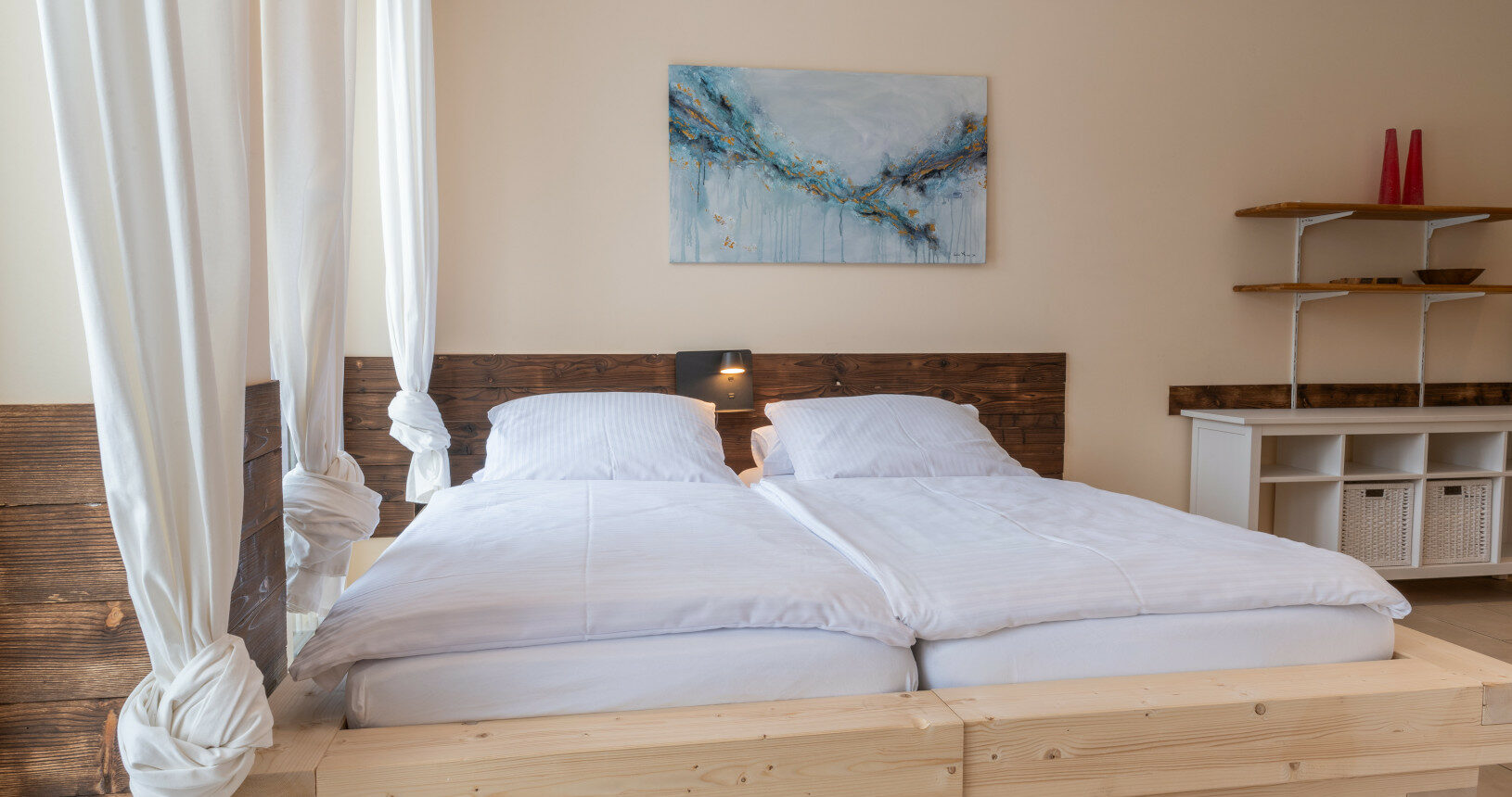 Schlafzimmer Ferienwohnung Birke