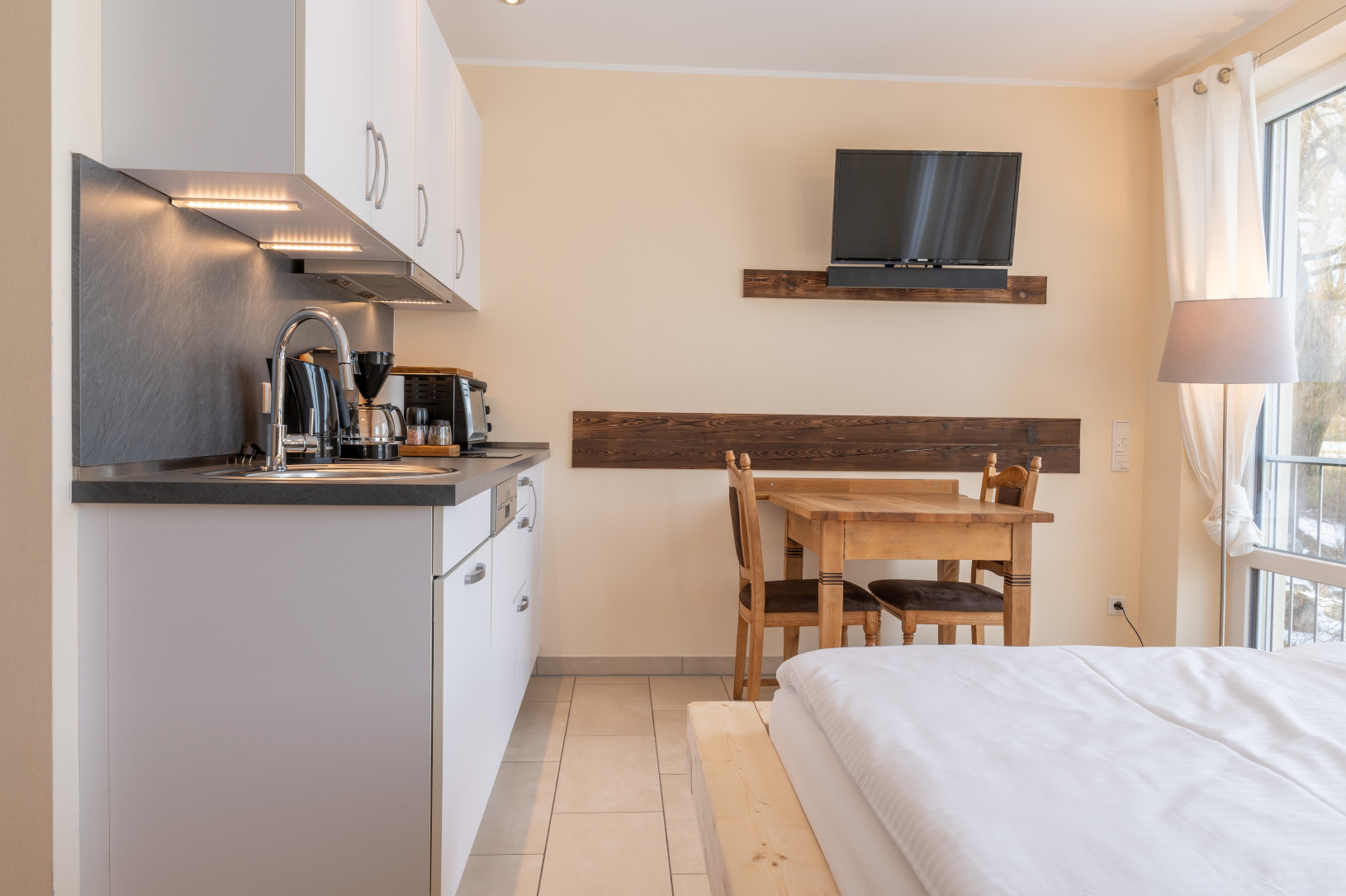 Wohnbereich Ferienwohnung Birke